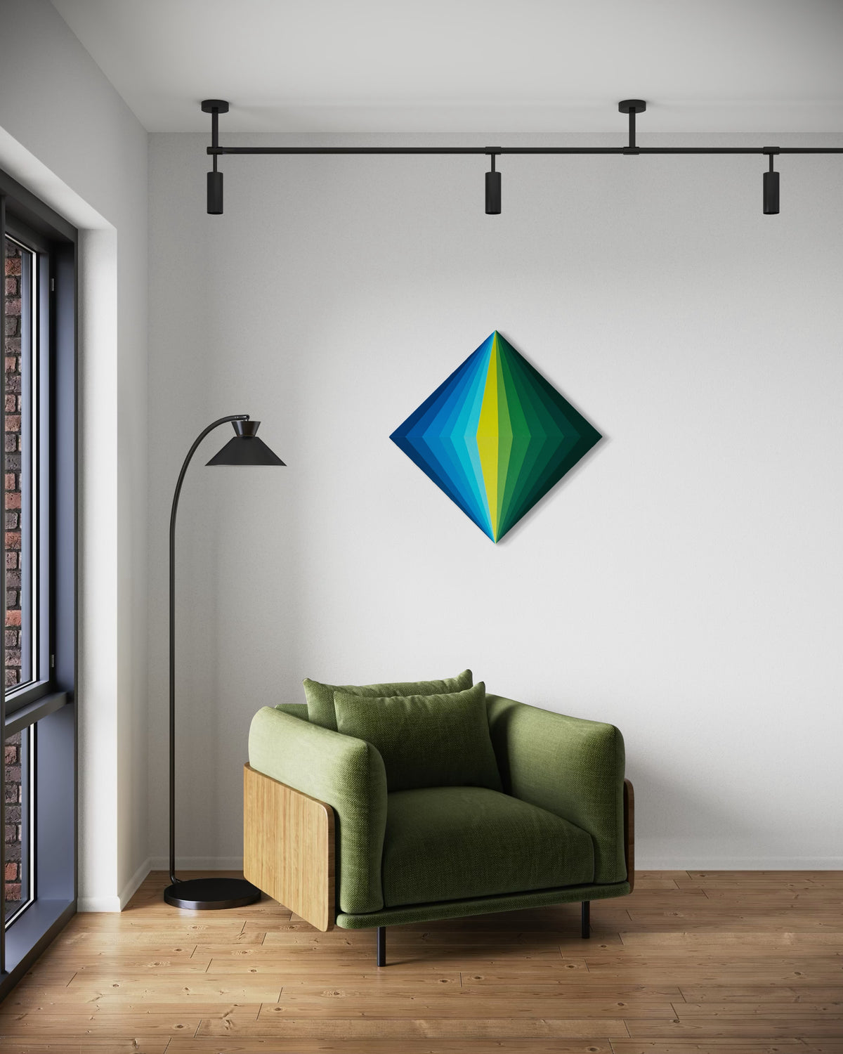 Horizon Gem - 24x24 in