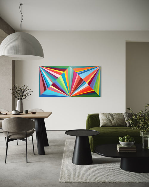 Chromatic Rays Diptych
