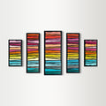 Pop Stripes: Ocean Sunset