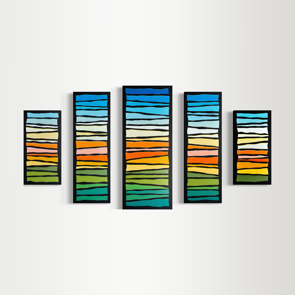 Pop Stripes: Summer Evening