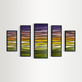 Pop Stripes: Purple Sunrise