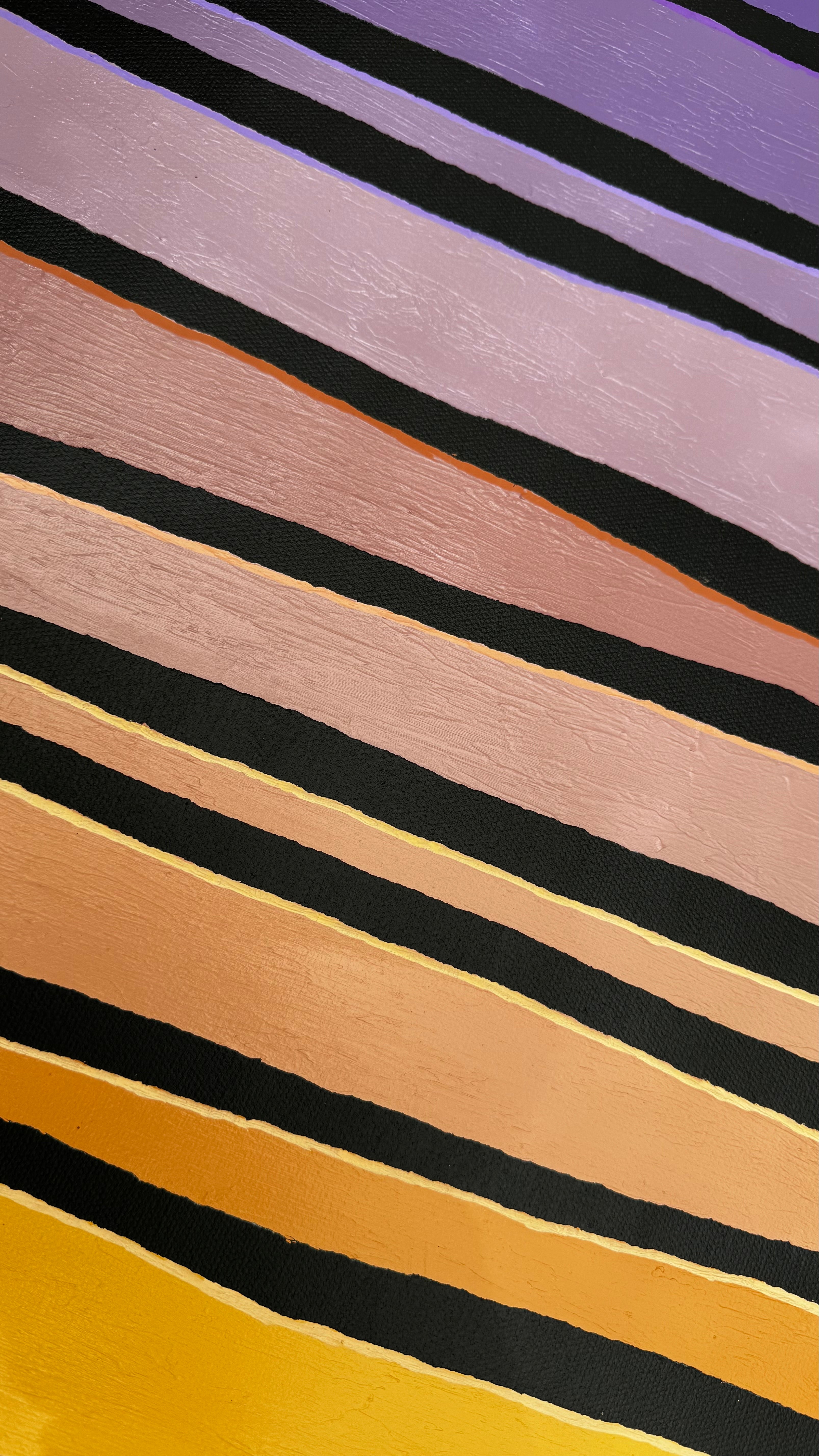 Pop Stripes: Purple Sunrise