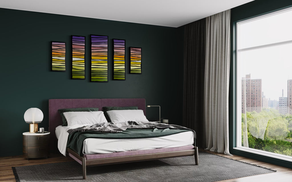 Pop Stripes: Purple Sunrise