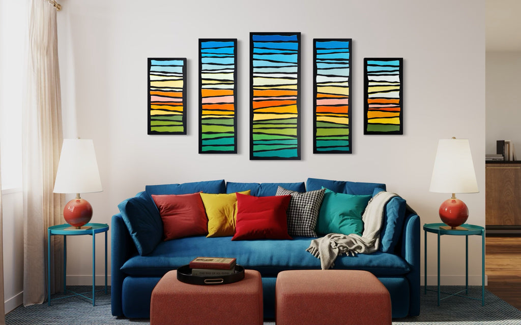 Pop Stripes: Summer Evening