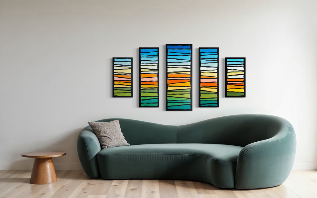Pop Stripes: Summer Evening