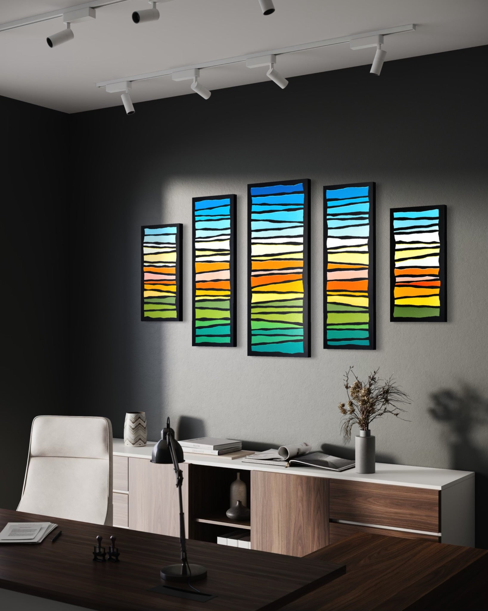 Pop Stripes: Summer Evening